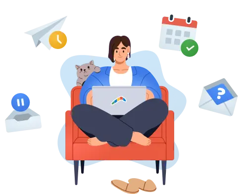 Illustration of feeling centered